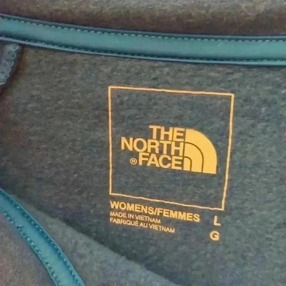 The North Face quarter zip sweatshirt, blue large - Picture 5 of 12